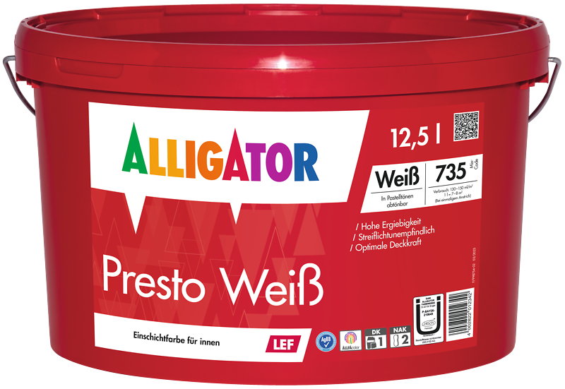 Alligator Presto Weiß LEF