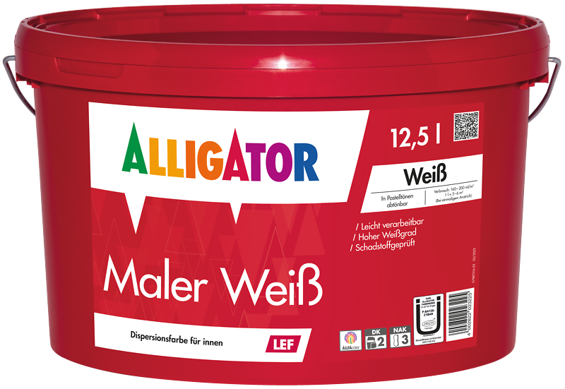 Alligator Maler Weiß